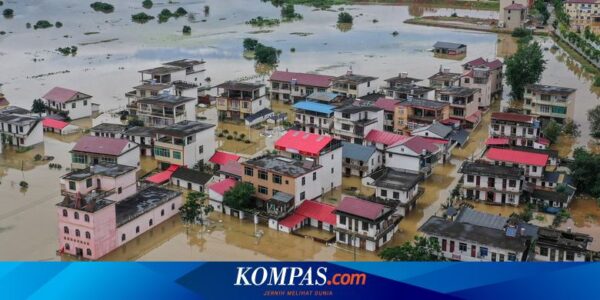 Hujan Badai Bikin Sungai Yangtze China Meluap, 242.000 Orang Dievakuasi