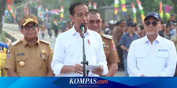 Jokowi Resmikan 16 Ruas Jalan di Lampung, Telan Biaya Rp 806 Miliar