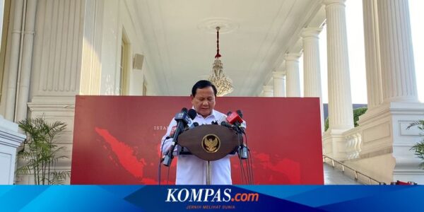 Prabowo Ungkap Indonesia Diminta Turut Bantu Tepi Barat, Bukan Hanya Gaza