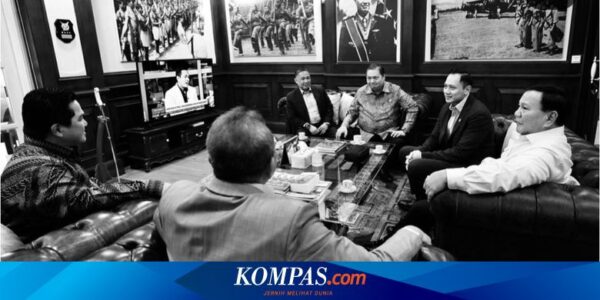 PSI dan PBB Tak Tampak Ikut dalam Pertemuan Prabowo dengan Ketum Parpol KIM