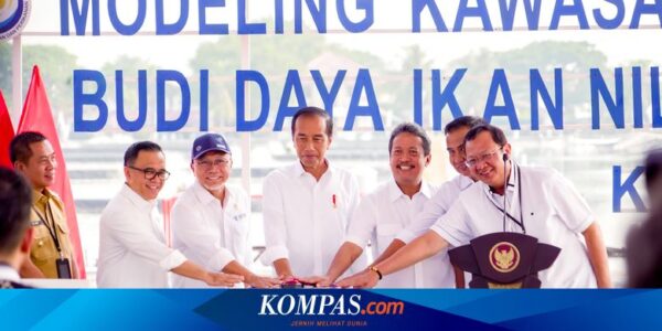 Resmikan Tambak BINS, Jokowi: Ini Langkah Tepat Jawab Permintaan Ikan Nila yang Tinggi