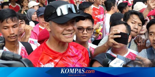 Sejumlah Elite PDI-P hingga Ganjar Ikut Soekarno Run di GBK
