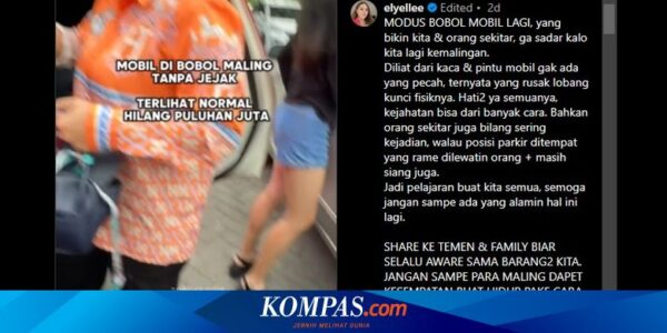 Video Pemilik Mobil Kemalingan di Rest Area Cibubur