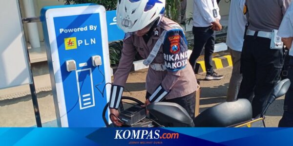 Ada Stasiun Pengisian Kendaraan Listrik di Kantor Polres Malang