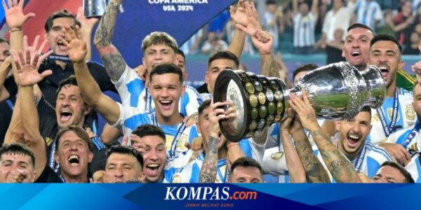 Argentina Juara Copa America 2024, untuk Messi dan Di Maria…