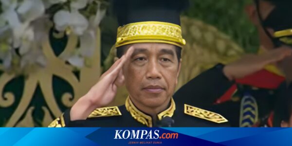 Bersyukur Upacara HUT Ke-79 RI di IKN Lancar, Jokowi: Cuaca Mendukung