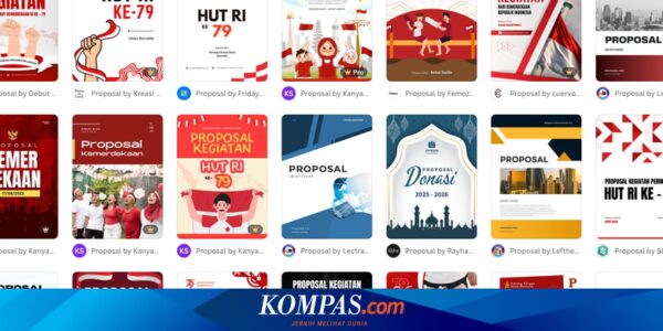 Cara Buat Sampul Proposal 17 Agustus 2024 Pakai Canva