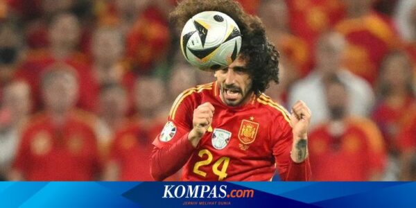 Cucurella Penuhi Nazar Usai Spanyol Juara Euro 2024, Rambut Berbeda