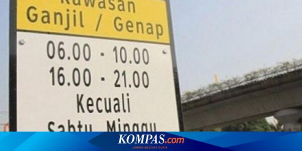 Cuti Bersama, Ganjil Genap Jakarta Tidak Berlaku Hari Ini