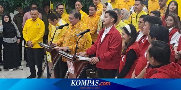 Di Depan Airlangga, Kaesang Umumkan PSI Berseberangan dengan Golkar di Banten