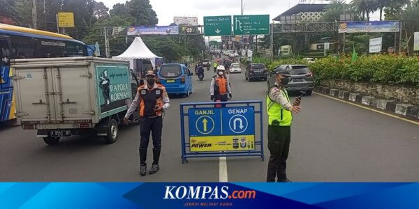 Ganjil Genap Jalur Puncak Bogor Berlaku Hari Ini sampai Minggu