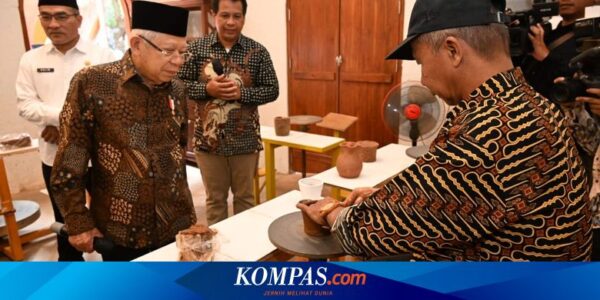 Gerabah Tembus Pasar Internasional, Wapres Minta Terus Dikembangkan