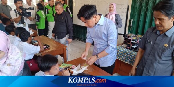 Gibran Tinjau Uji Coba Program Makan Gratis di Sentul Bogor