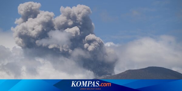 Gunung Ibu di Halmahera Kembali Meletus, Lontarkan Abu Vulkanik Setinggi 1 Kilometer