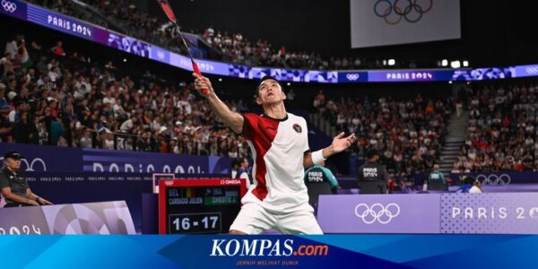 Hasil Badminton Olimpiade 2024: Jonatan Tersingkir Usai Dibekuk Wakil India