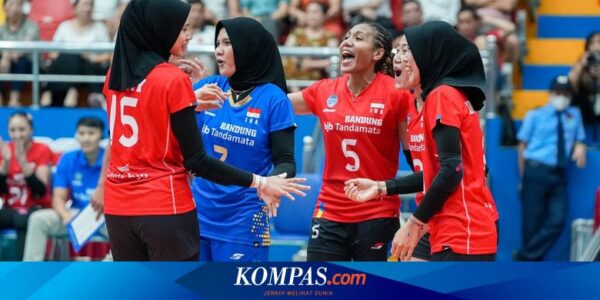 Hasil SEA V League 2024: Timnas Voli Putri Indonesia Dibekuk Thailand