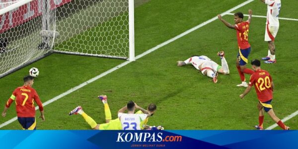 Hasil Spanyol Vs Italia 1-0: Donnarumma Gemilang, Gol Bunuh Diri Calafiori Jadi Pembeda