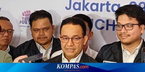 Kata Anies Jika PDI-P dan PKB Bersatu Lawan Dirinya di Jakarta