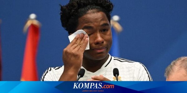 Ketika Endrick Menangis dalam Acara Perkenalan bersama Real Madrid…