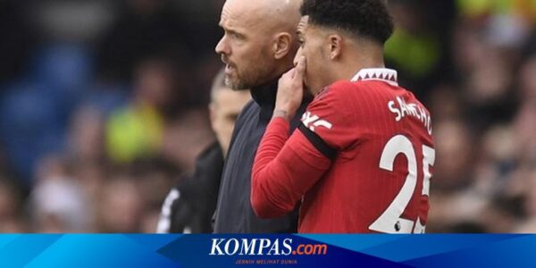 Man United Vs Man City, Jadon Sancho Bisa Jadi Striker di Community Shield