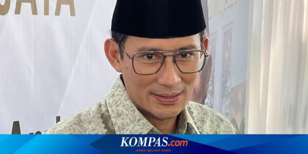 Momen Sandiaga Terganggu Klakson Telolet Saat Wawancara di Istana…