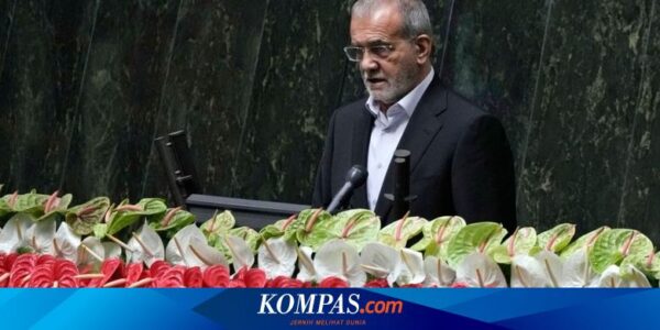 Presiden Baru Iran Dilantik, Masoud Pezeshkian Janji Upaya Cabut Sanksi Barat dan Dukung Palestina