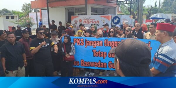 Relawan Anies Datangi Kantor PKS, Minta PKS Konsisten Dukung Anies