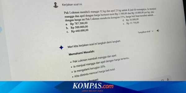 8 Aplikasi AI yang Bisa Jawab Soal Matematika, Gratis dan Mudah Dipakai