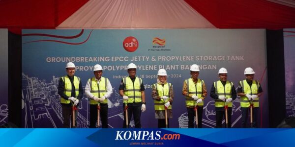 ADHI Lakukan Groundbreaking Proyek EPCC Jetty dan Propylene Storage Tank di Indramayu