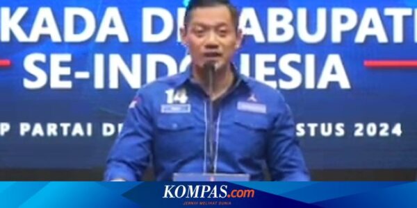 AHY Serahkan Surat Rekomendasi ke 100 Calon Kepala Daerah Tingkat Kabupaten/Kota