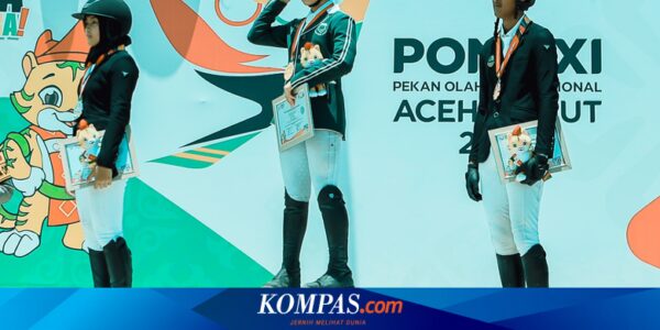 Atlet Berkuda Nusrtdinov Raih Medali Emas di PON XXI Aceh-Sumut