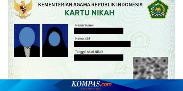 Cara Cetak Kartu Nikah Digital