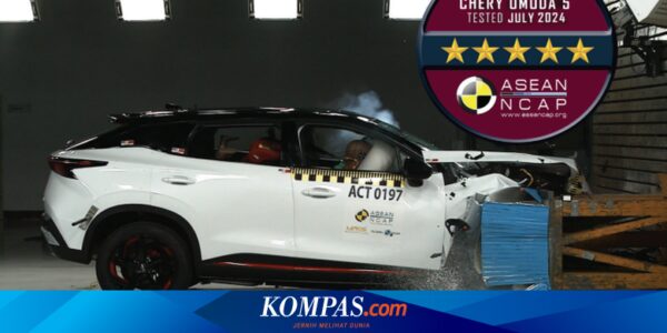 Chery Omoda 5 Raih Bintang Lima Tes Tabrak ASEAN NCAP