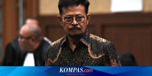 Divonis 10 Tahun Bui, SYL: Risiko Pemimpin, Terima Kasih Jokowi