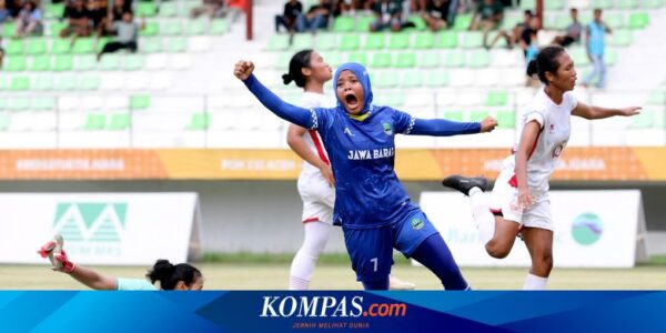 Final Bertabur Bintang Timnas Indonesia, Jabar Raih Emas Bola Putri PON 2024