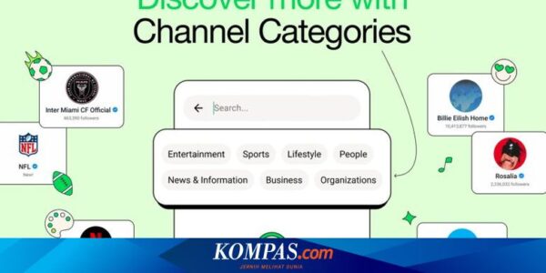 Fitur Baru WhatsApp, Cari “Channel” Spesifik Kini Lebih Mudah