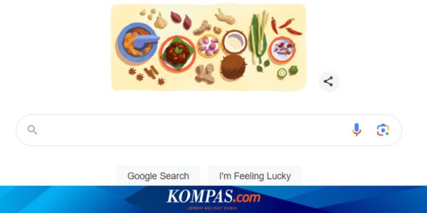 Halaman Google Dihiasi Doodle Rendang, Kuliner Indonesia yang Mendunia