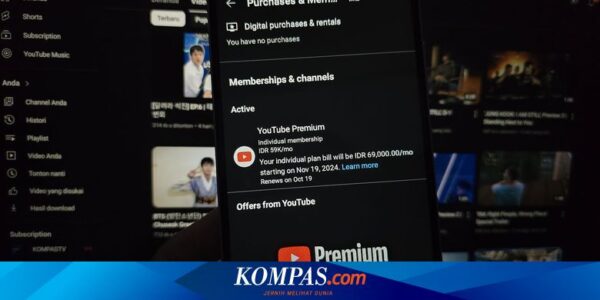 Harga YouTube Premium dan YouTube Music Premium di Indonesia Naik, Ini Daftarnya