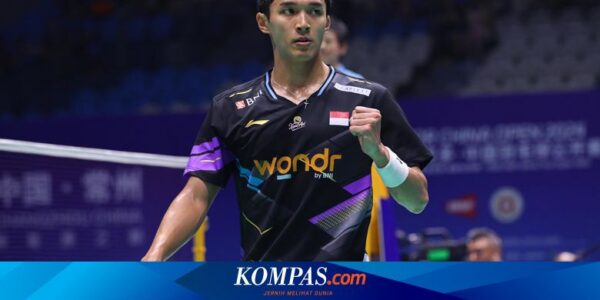 Hasil China Open 2024 – Jonatan Christie Tersingkir, Indonesia Tak Punya Wakil di Final