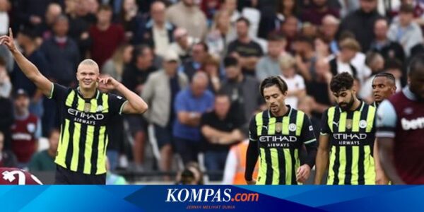 Hasil dan Klasemen Liga Inggris: Hattrick Haaland Bawa Man City ke Puncak