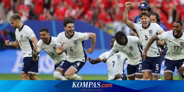 Hasil Inggris Vs Swiss: Three Lions ke Semifinal, Menangi Drama Adu Penalti