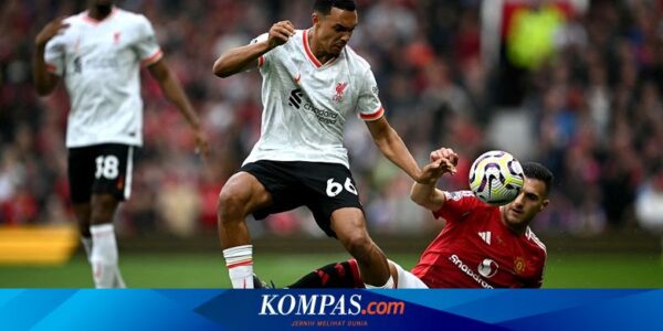 HT Man United Vs Liverpool 0-2: Drama VAR Gol Arnold, Diaz Bungkam Old Trafford