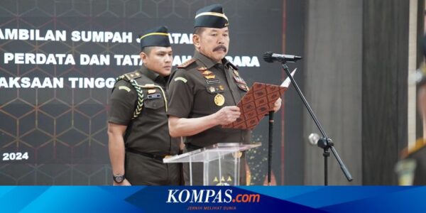 Jaksa Agung Lantik 4 Kajati Baru