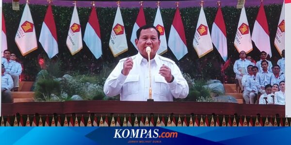 Jokowi-Prabowo Saling Sanjung dan Saling Puji di Rapimnas Gerindra