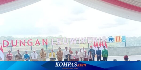 Jokowi Resmikan Bendungan Leuwikeris yang Telan Biaya Rp 3,5 Triliun