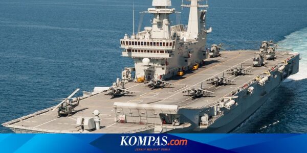 Kapal Induk Italia “Cavour” Sandar di Jakarta, Bawa Jet Tempur F-35