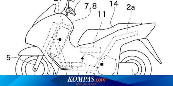 Kawasaki Serius Bikin Motor Hidrogen, Muncul Paten Model Skutik