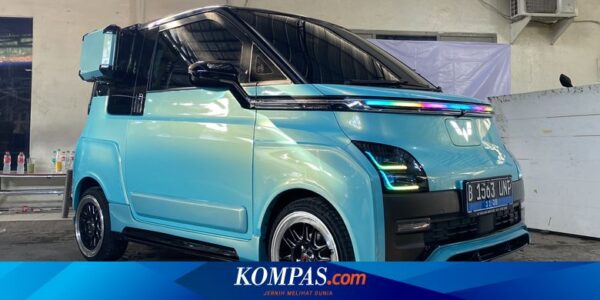 Modifikasi Lampu Wuling Air ev, Pakai DRL Modal Rp 5 Juta