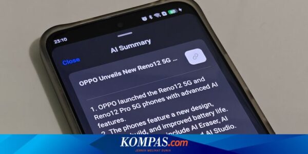 Oppo Reno 12 Pro 5G Punya Fitur Anti-FOMO, Rangkum Berita dan Artikel Pakai AI