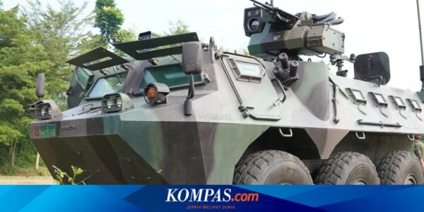 Panser Anoa dengan Sistem Kendali Tembak Dipamerkan Saat IAF di Bali